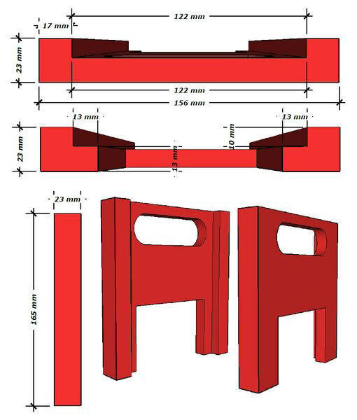 Инструмент для кладки кирпича - размеры.