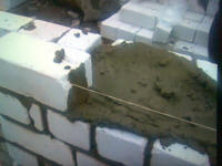 Кладка кирпичная.