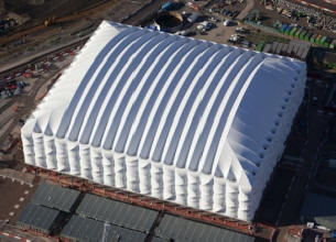 Олимпийская баскетбольная арена в Лондоне.