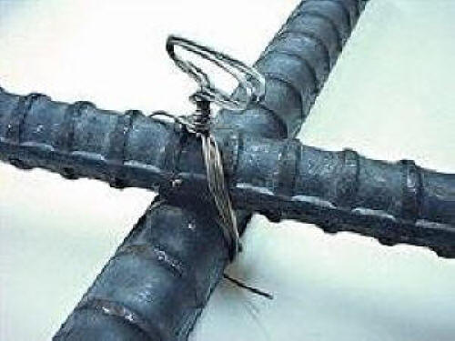 Вязка арматуры крючком