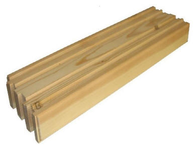 Деревянные кирпичи.