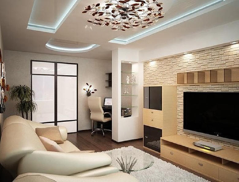 Дизайн гостиной. Фото.