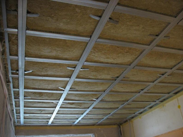 Звукоизоляции потолка.