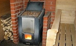 Кирпичный экран для печи.