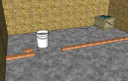 Кладка кирпичной перегородки самостоятельно.