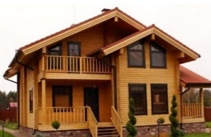 Коттедж из клеёного бруса