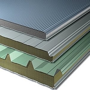 Типы кровельных сэндвич-панелей.