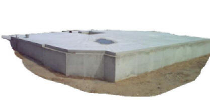 Монолитный фундамент.