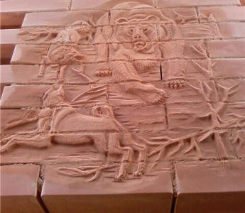 Резьба по кирпичу.