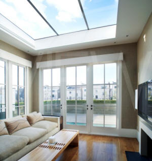 Стеклянная крыша.